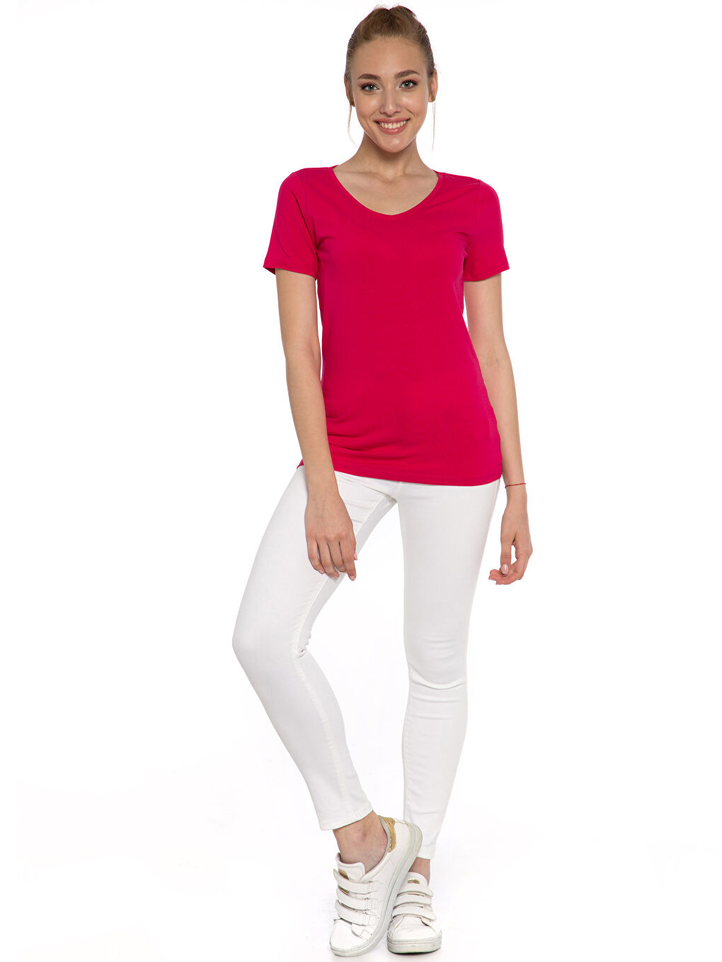 T-shirt FUCHSIA Femme-2