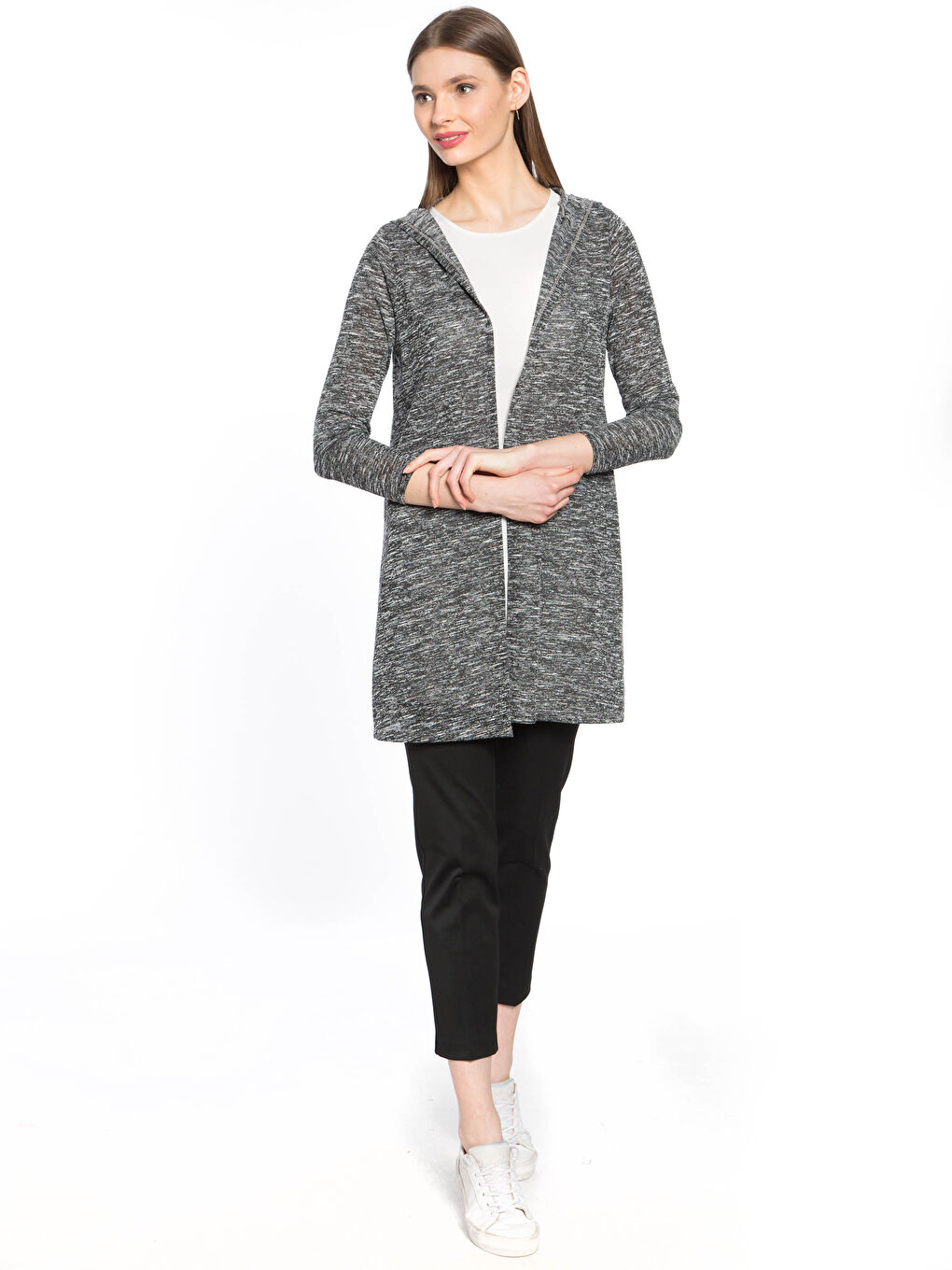Woman BLACK Cardigan-2