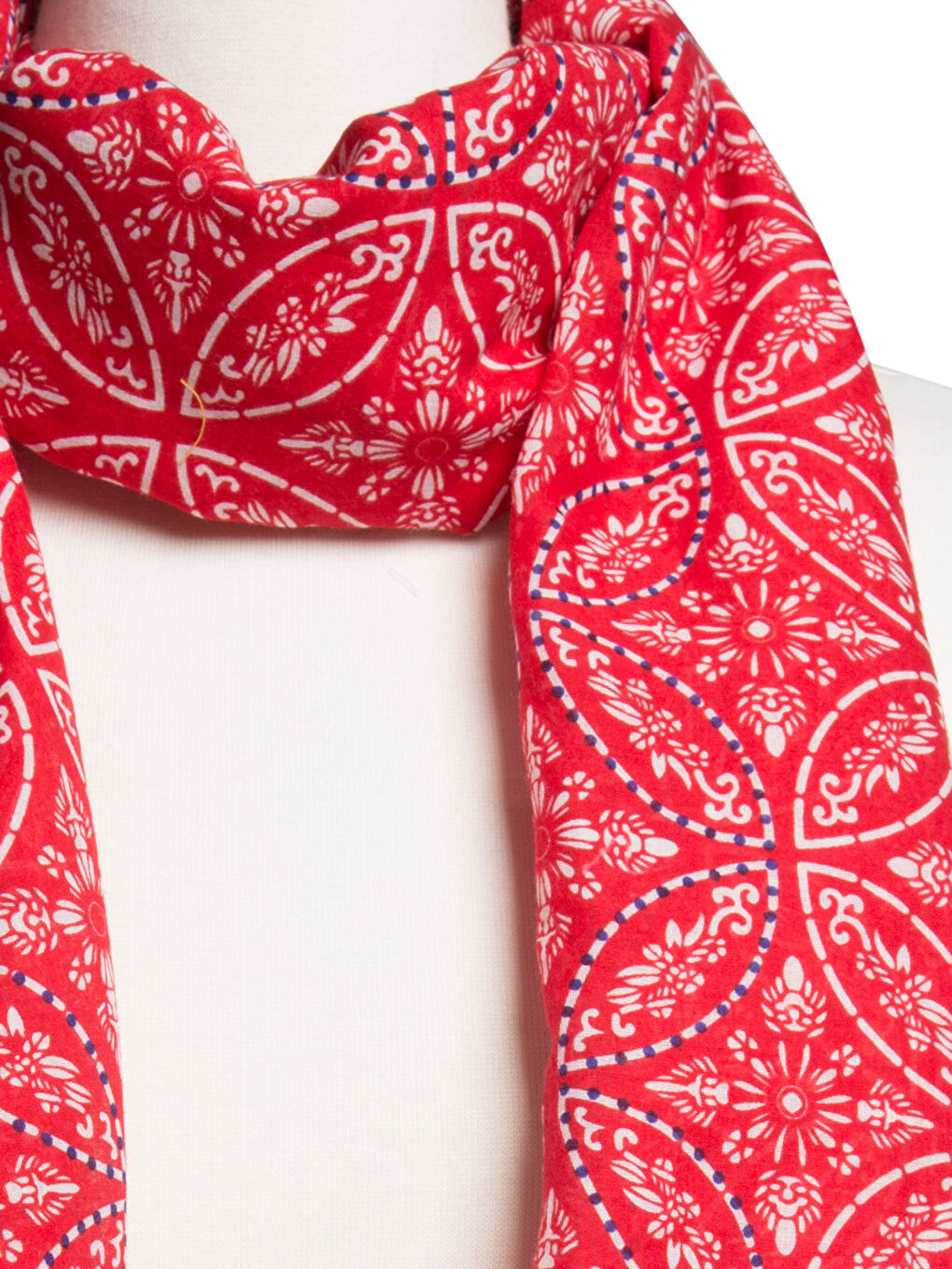 Grande écharpe ROUGE Femme-1