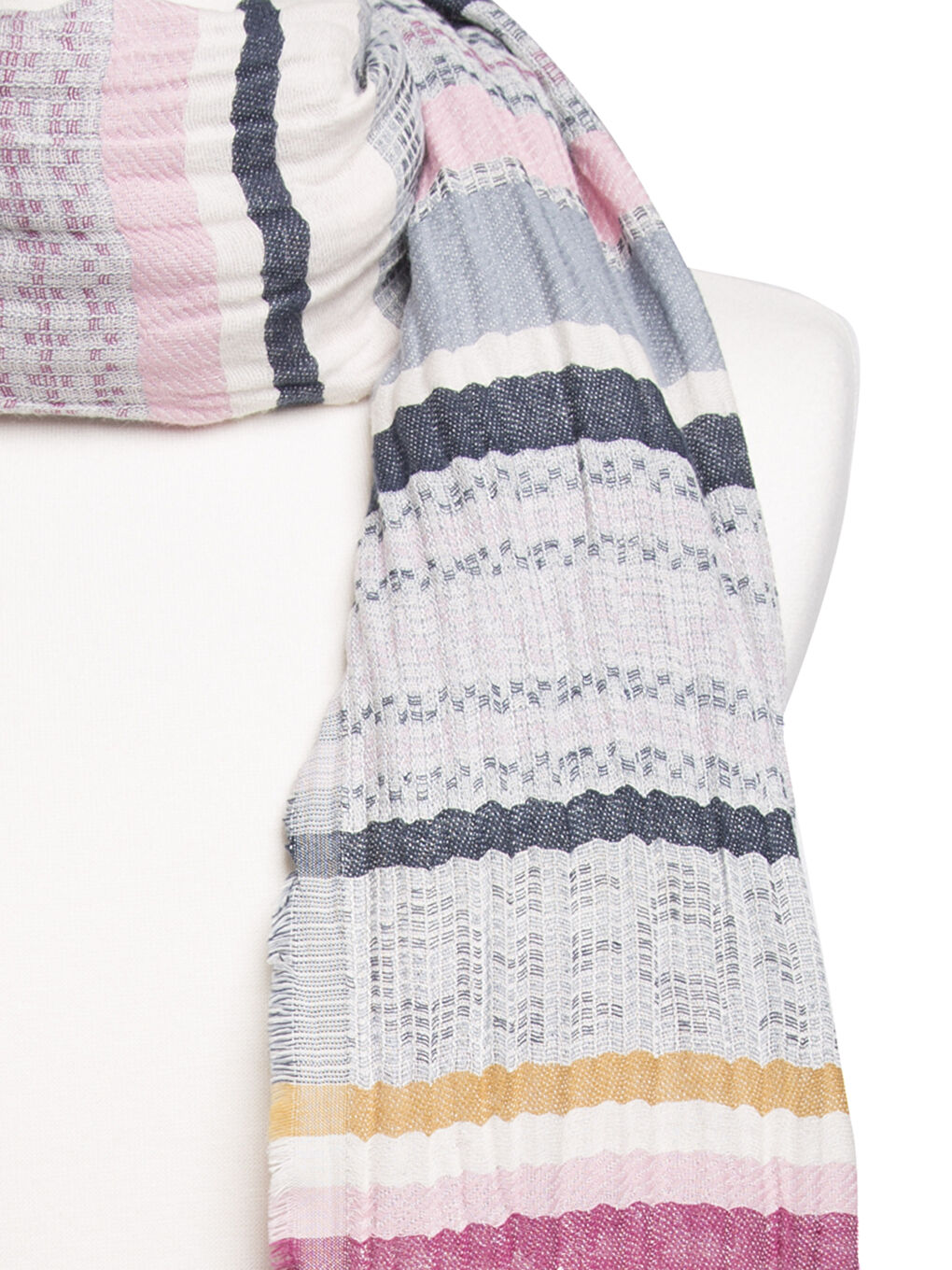 Grande écharpe ÉCROU Femme-2