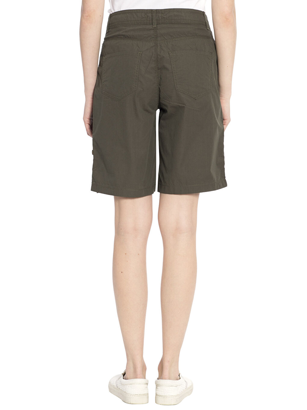 LCWAIKIKI Basic Woman KHAKI Shorts -7Y7035Z8-F5H