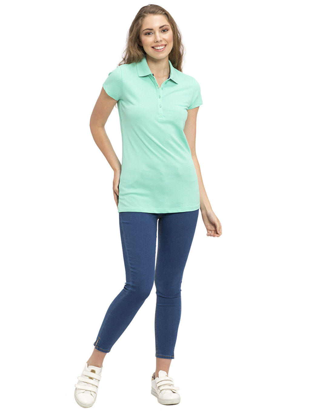 Woman TURQUOISE T-Shirt-2