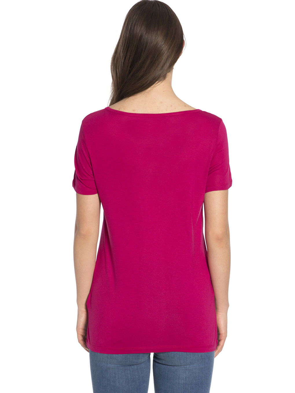 Woman FUCHSIA T-Shirt-1