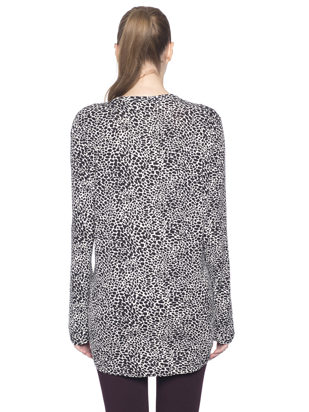 Siyah Baskılı Tişört-1