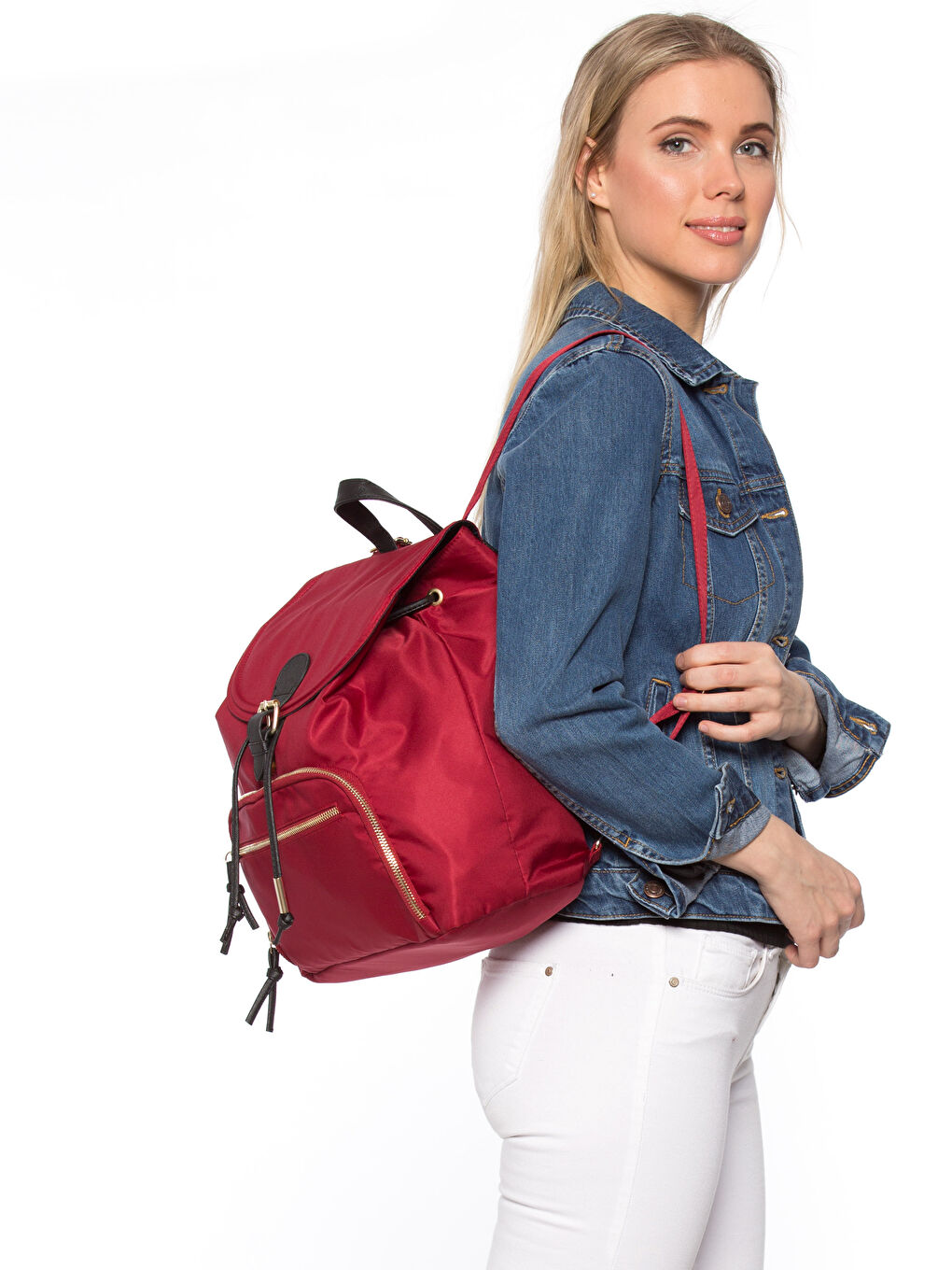 Bordo Omuz Çantası-1