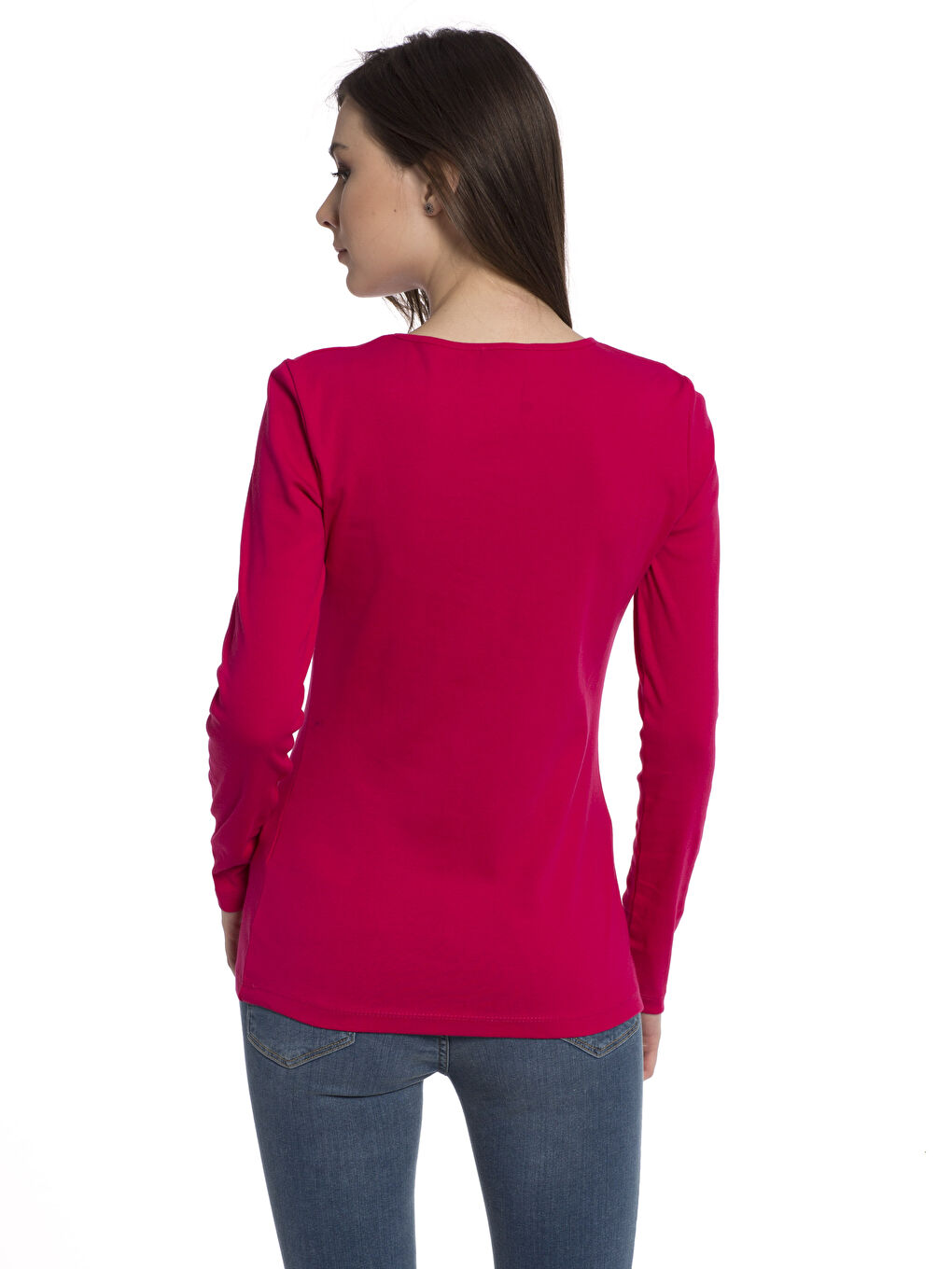T-shirt FUCHSIA Femme-1