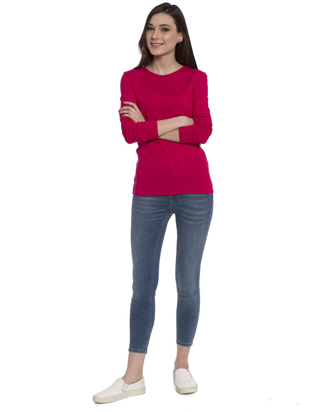 T-shirt FUCHSIA Femme-2