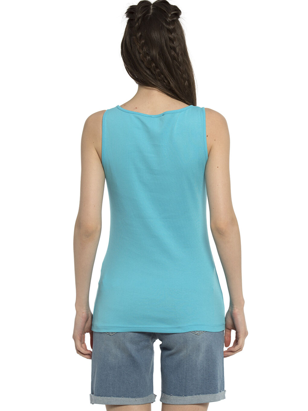 Débardeur TURQUOISE Femme-1