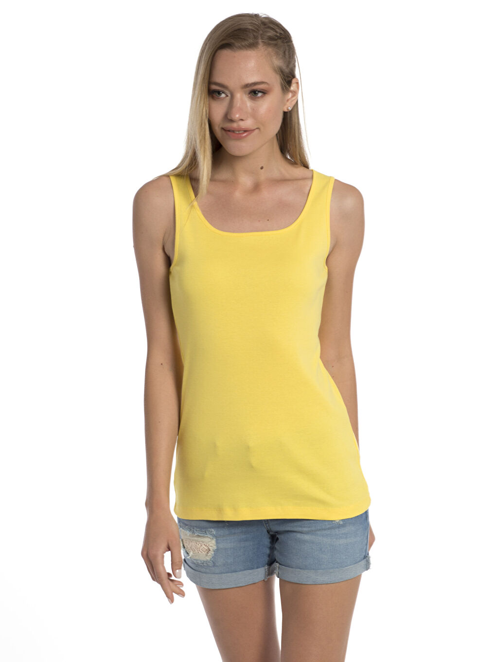 Débardeur JAUNE Femme