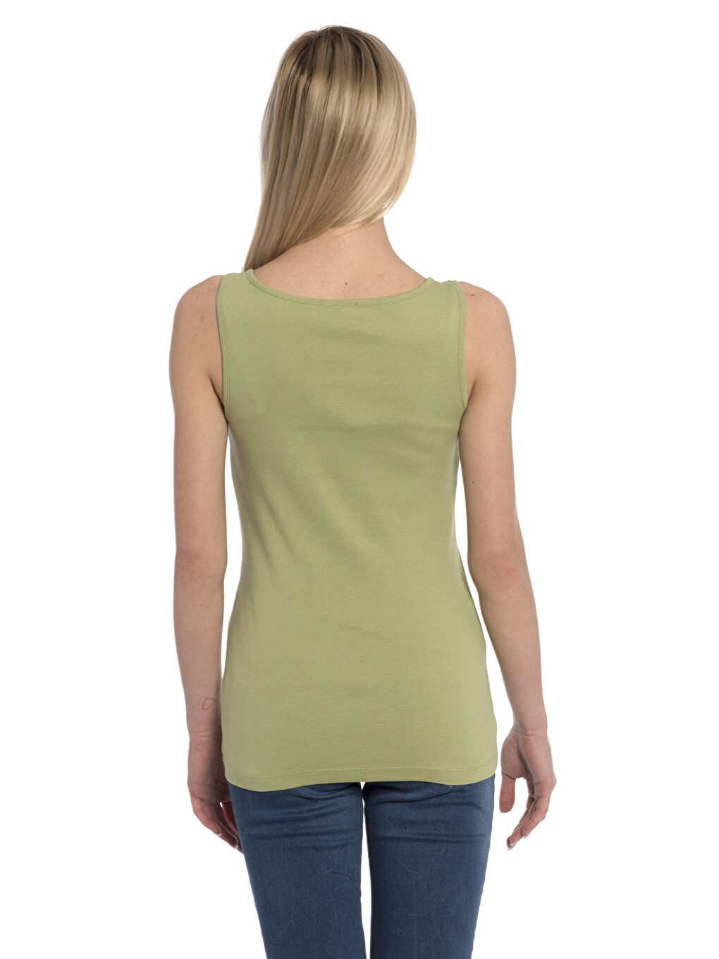 Débardeur VERT Femme-1