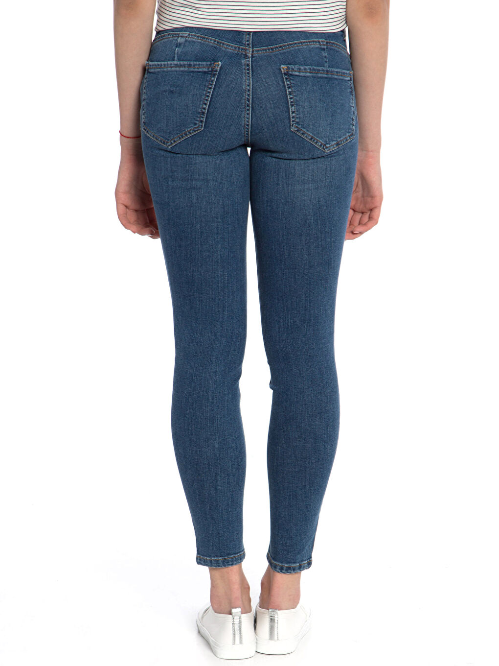 Orta İndigo Rodeo Jean Pantolon-1