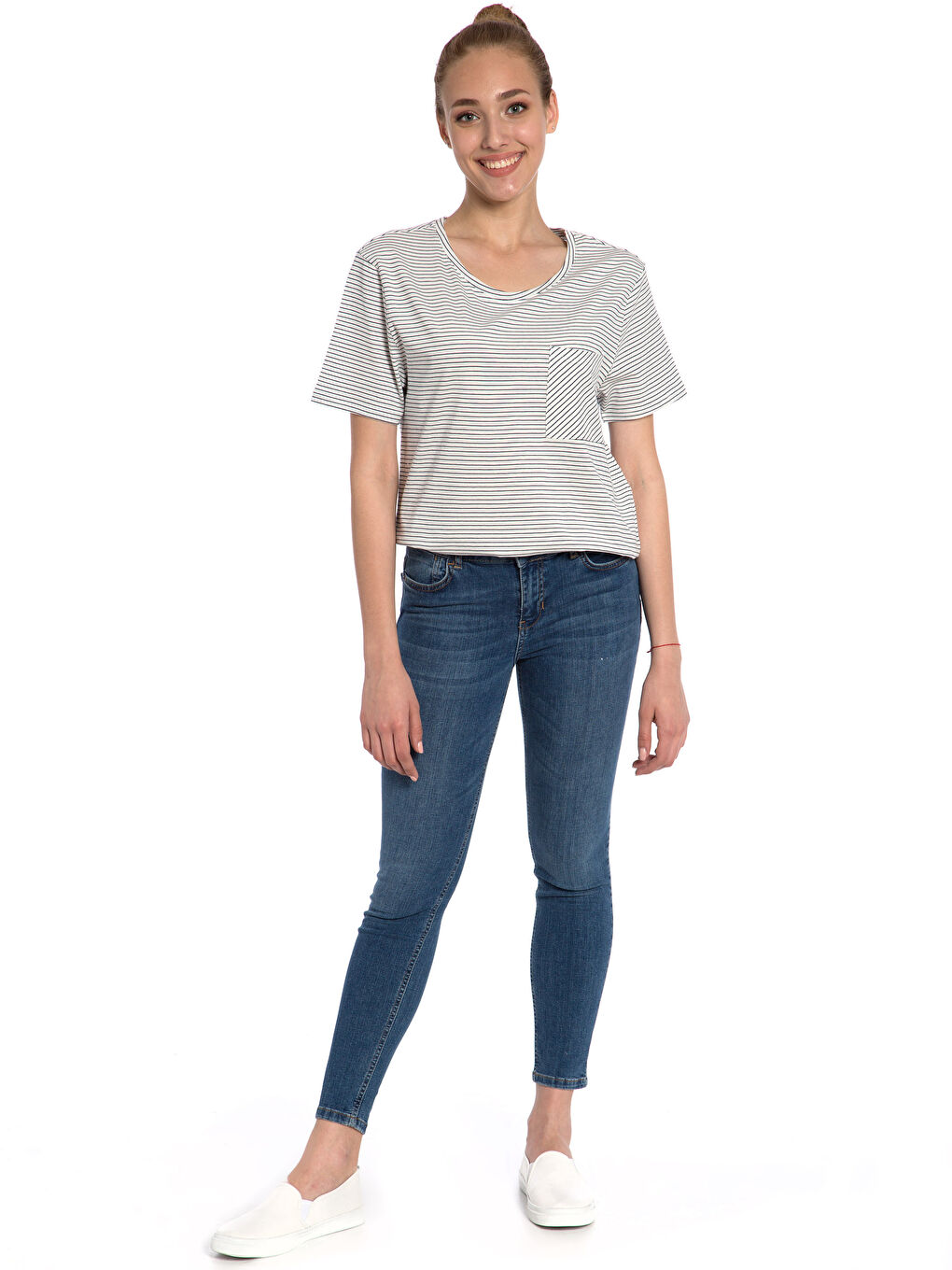 Orta İndigo Rodeo Jean Pantolon-2