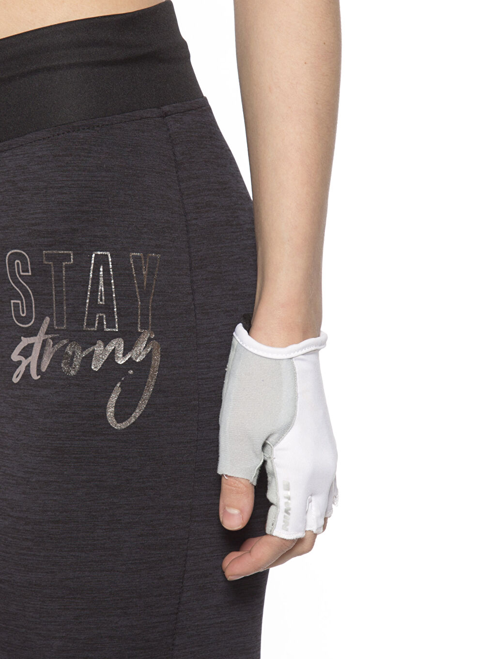 Antrasit Melanj Eşofman Altı-3