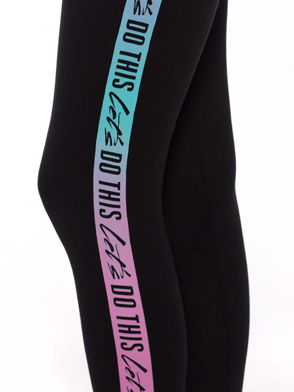 Yeni Siyah Spor Tayt-3