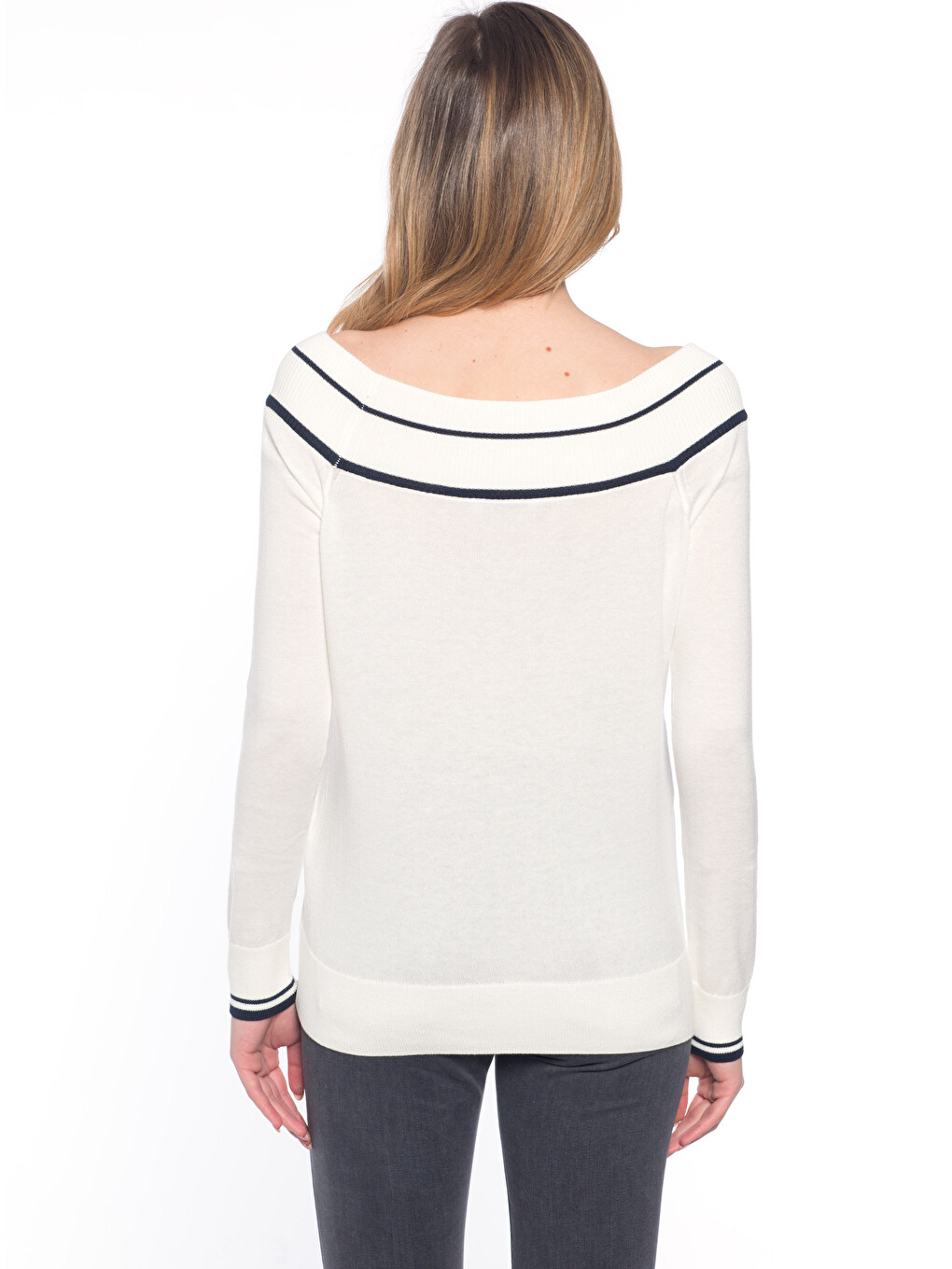 Woman Ecru Sweater-1