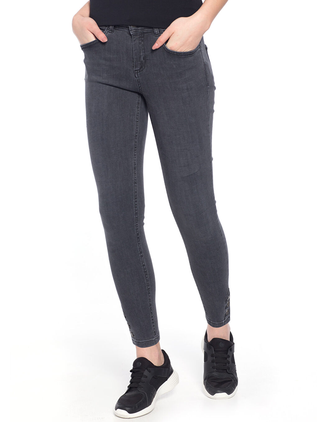 LCW Vision Woman GREY Jeans -7Y9834Z8-GRD