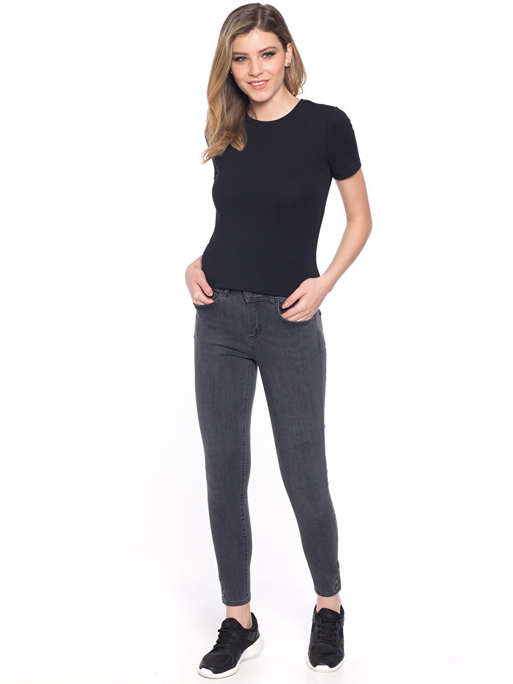 LCW Vision Woman GREY Jeans -7Y9834Z8-GRD