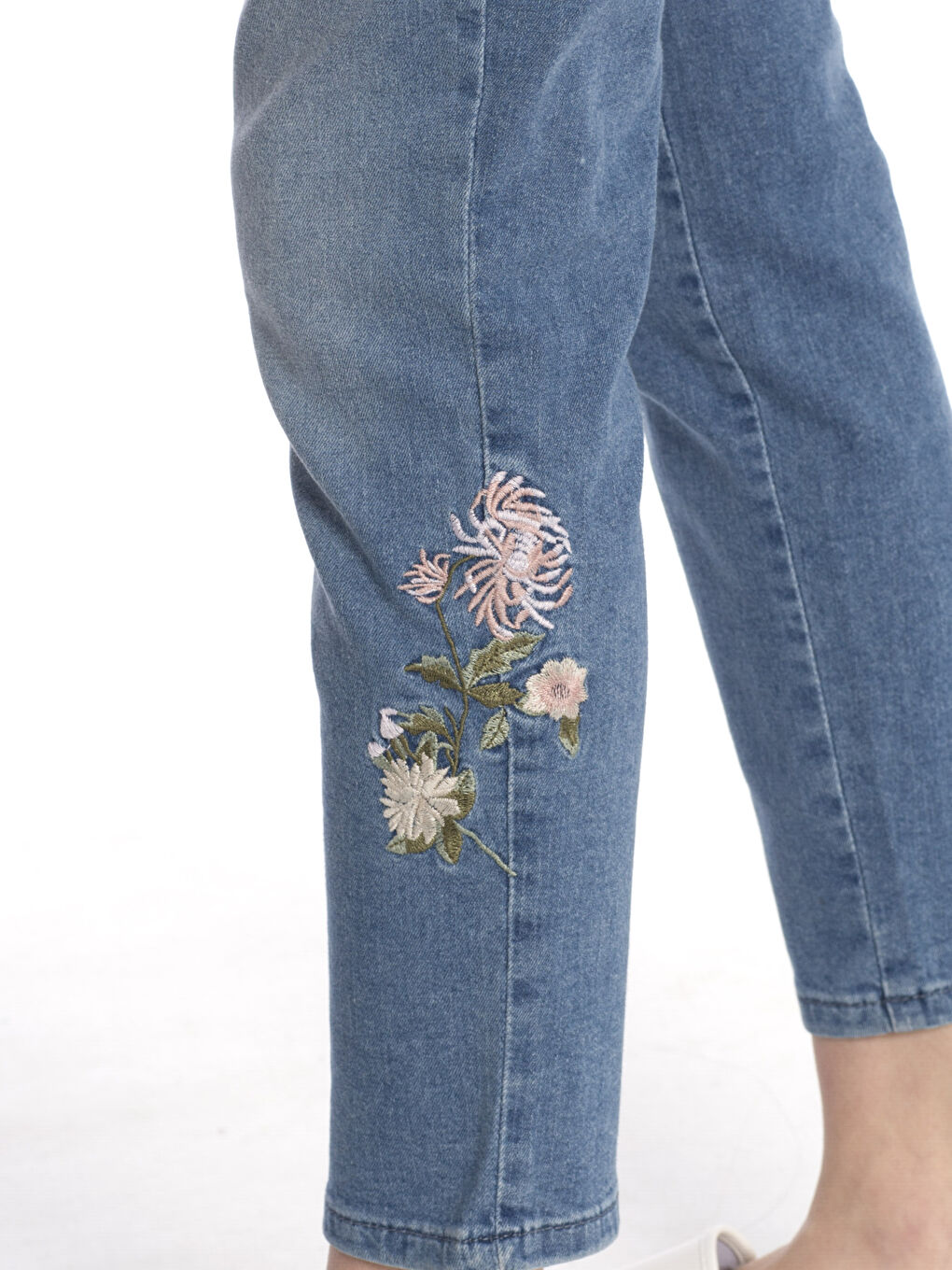 Açık İndigo Rodeo Jean Pantolon-4