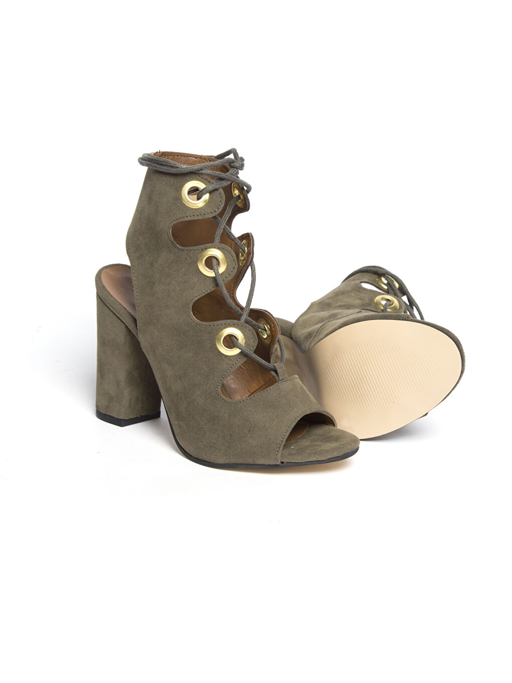 LC WAIKIKI Woman KHAKI Sandals -7YG206Z8-1ED