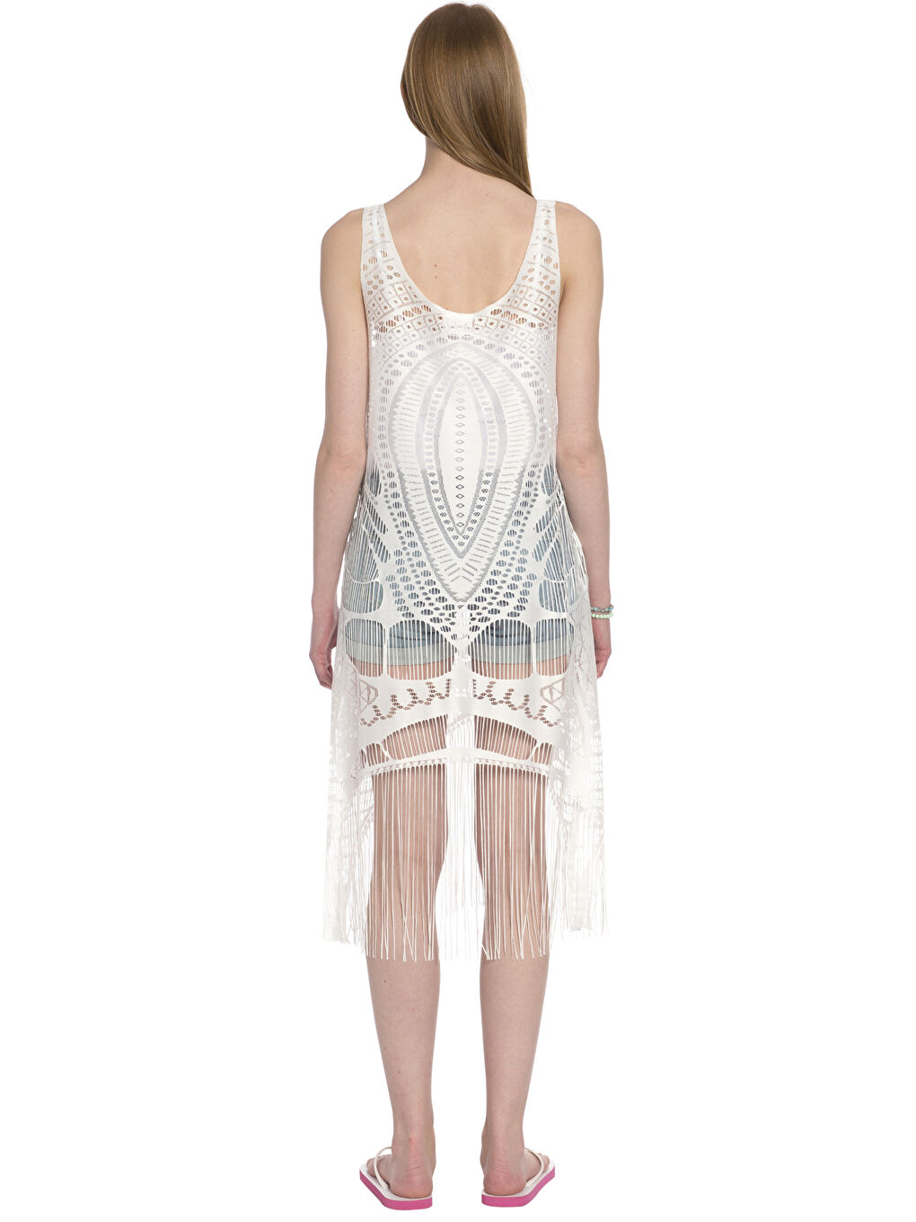 LCW DREAM Woman WHITE Beach Dress -7YG353Z8-CXF