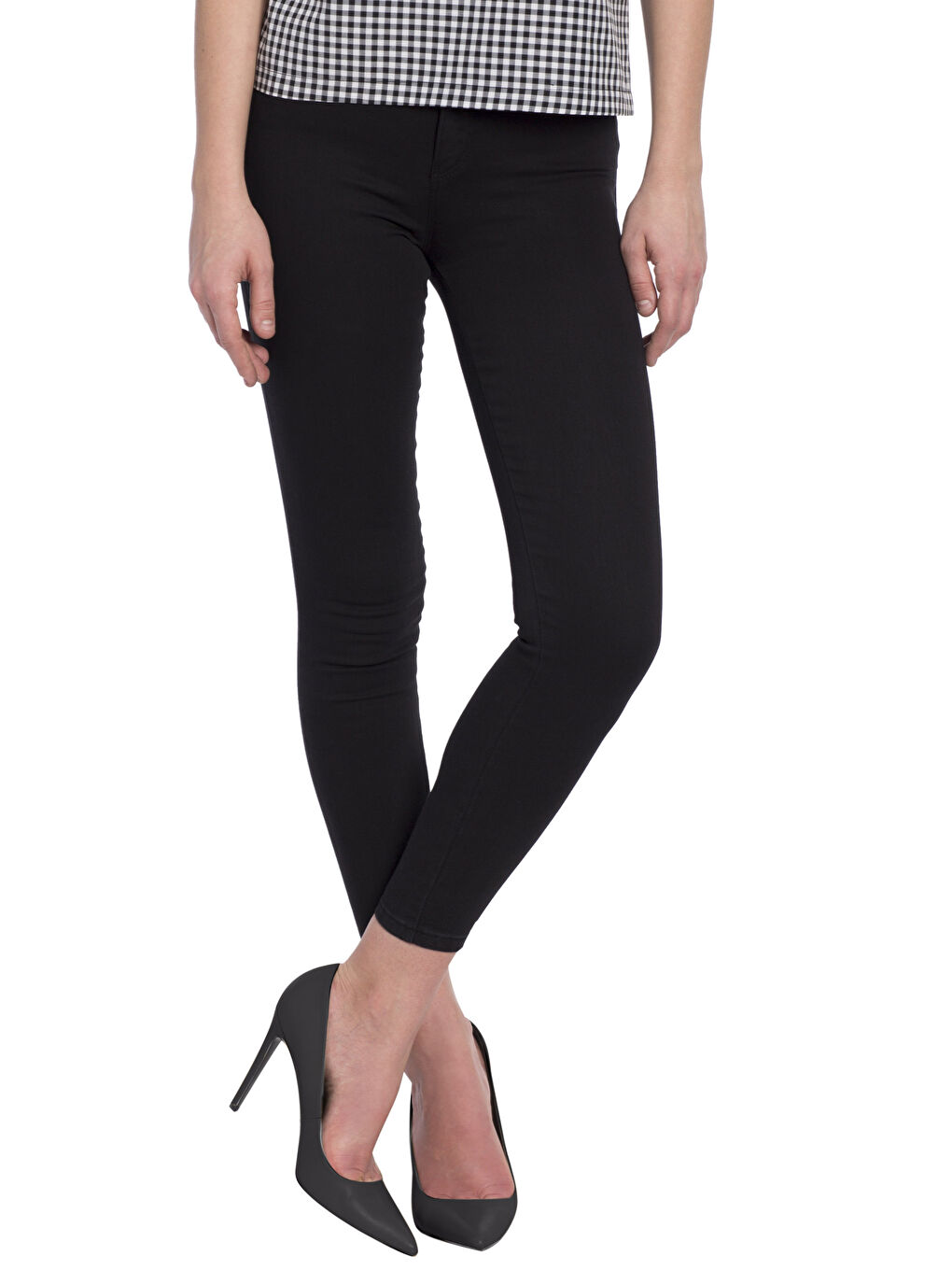 Siyah Rodeo Jean Pantolon