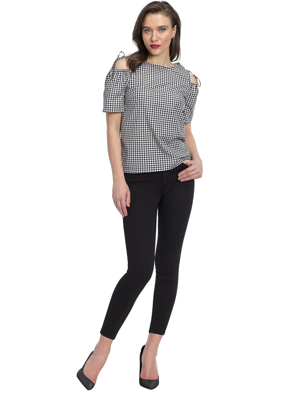 Siyah Rodeo Jean Pantolon-2