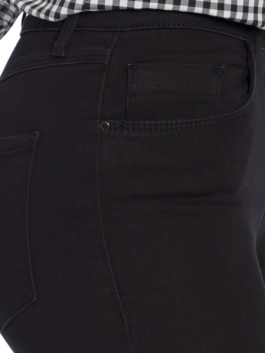 Siyah Rodeo Jean Pantolon-3