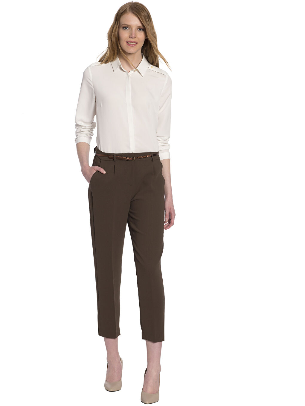 LCW Vision Woman GREEN Trousers -7YG739Z8-H7S