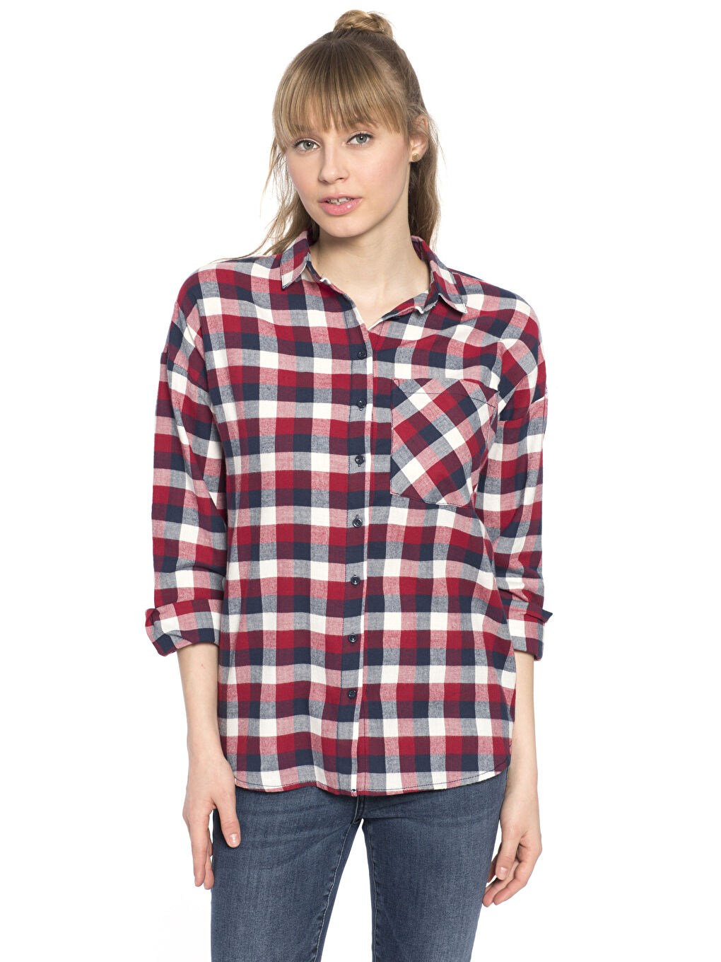 Kırmızı Ekose Gömlek