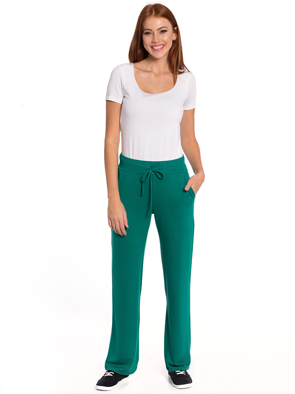 Pantaloni De Trening VERDE Femeie-2