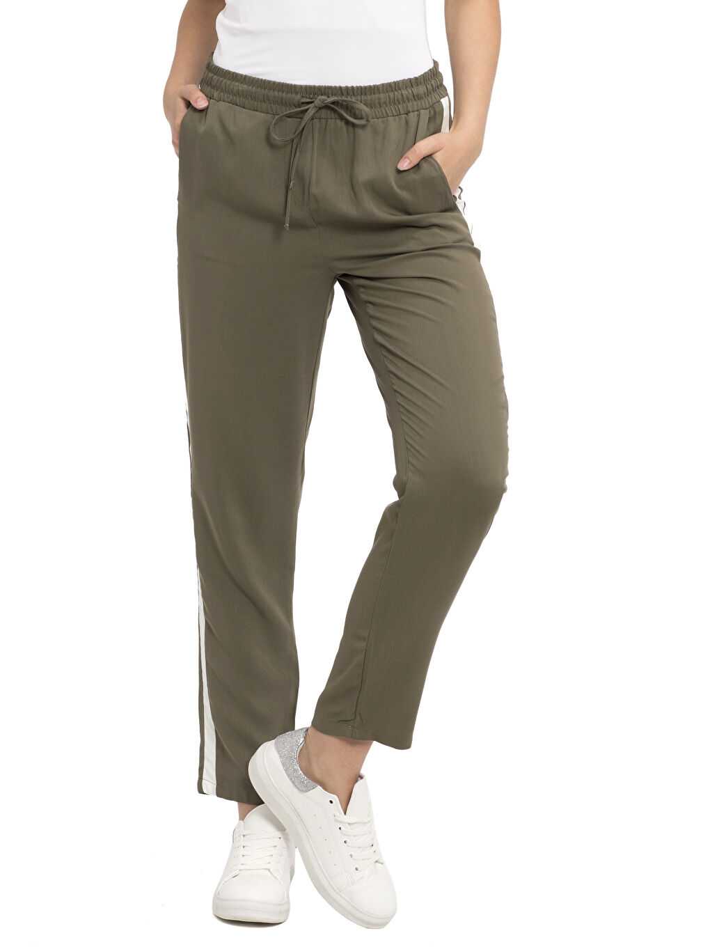 LCW Vision Woman KHAKI Trousers -7YI059Z8-E7P