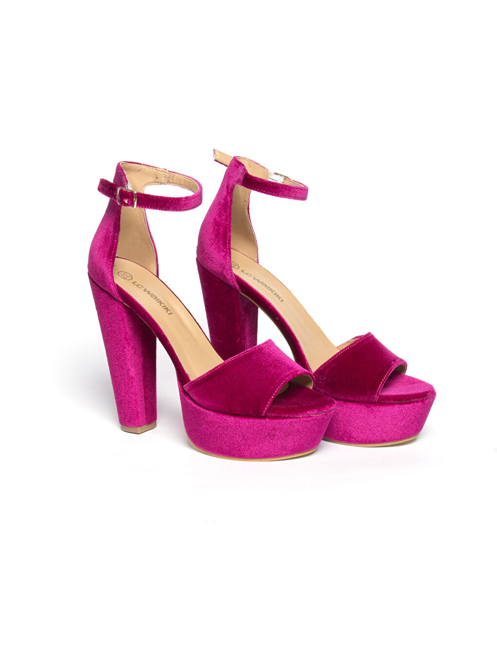 Fuşya Topuklu Ayakkabı