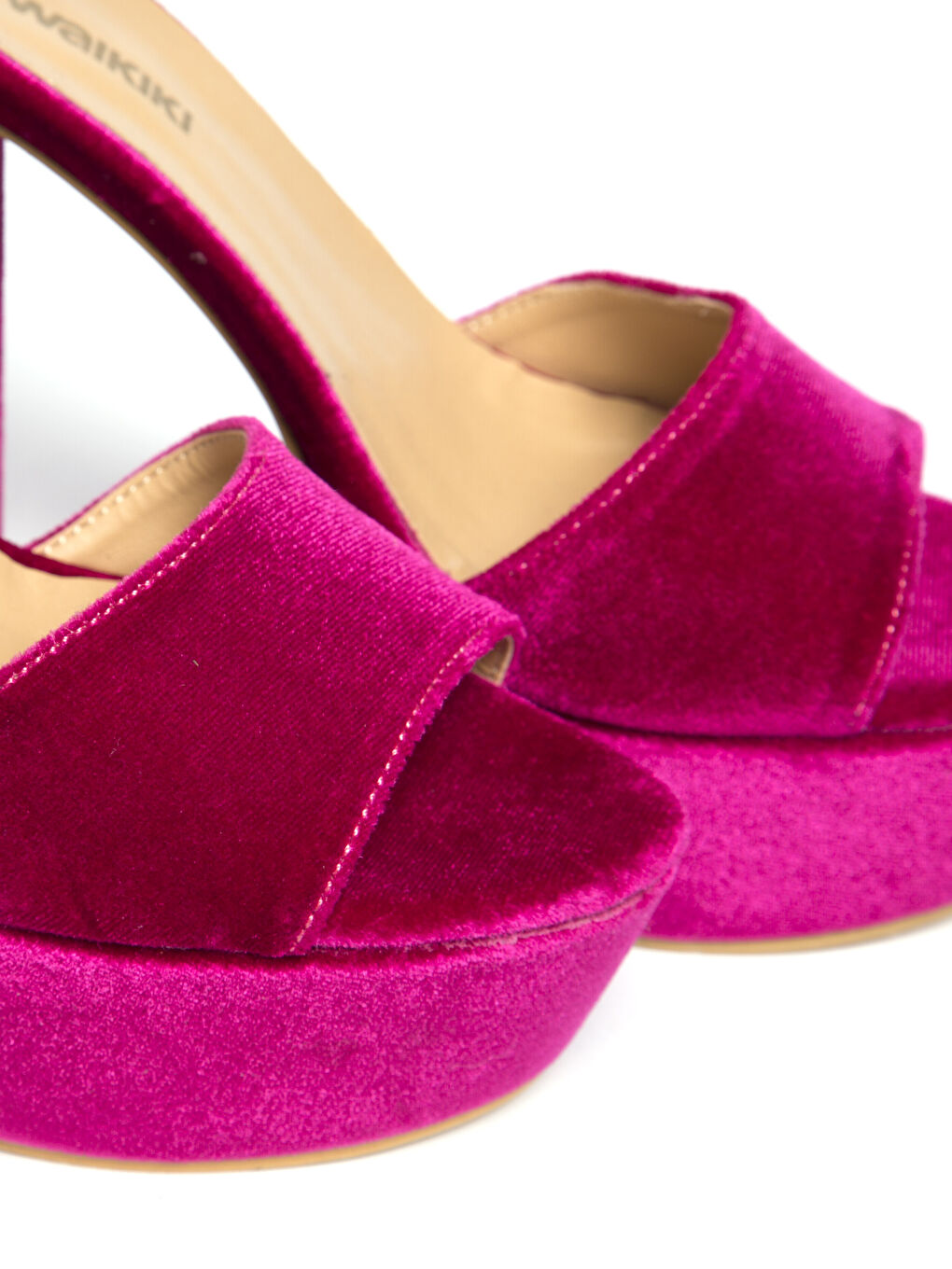 Fuşya Topuklu Ayakkabı-3