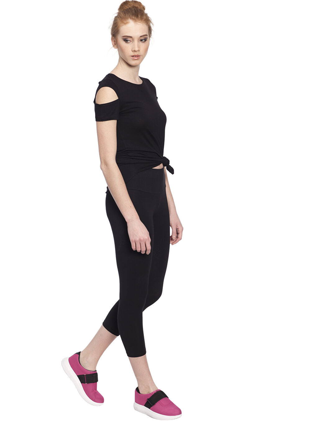 Yeni Siyah Spor Tayt-2