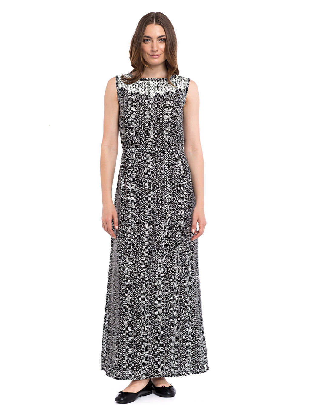 LCWAIKIKI Classic Woman BLACK Dress -7YJ536Z8-760