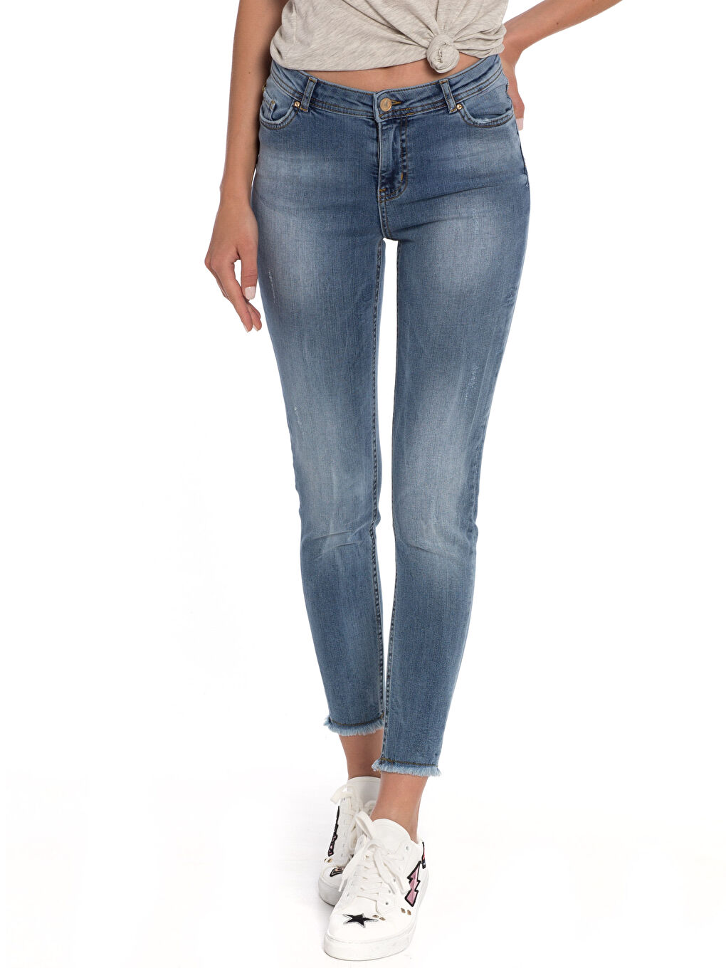 İndigo Mercury Skinny Fit Kadın Jean Pantolon-1