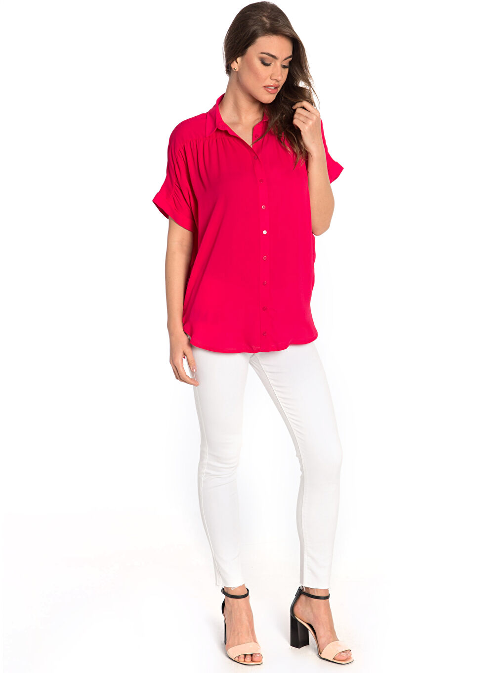 Fuşya Gömlek-3