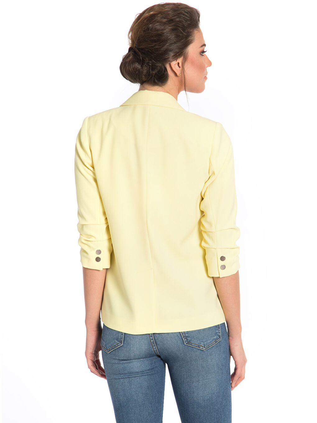 Veste JAUNE Femme-2