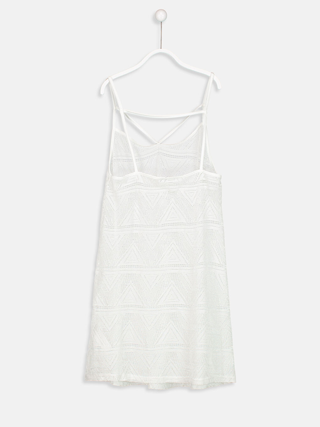 Beyaz Plaj Elbisesi-1