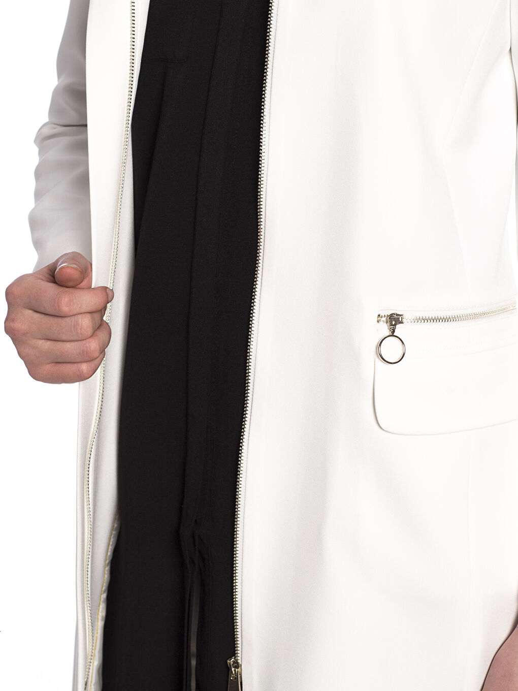 Woman WHITE Coat-3