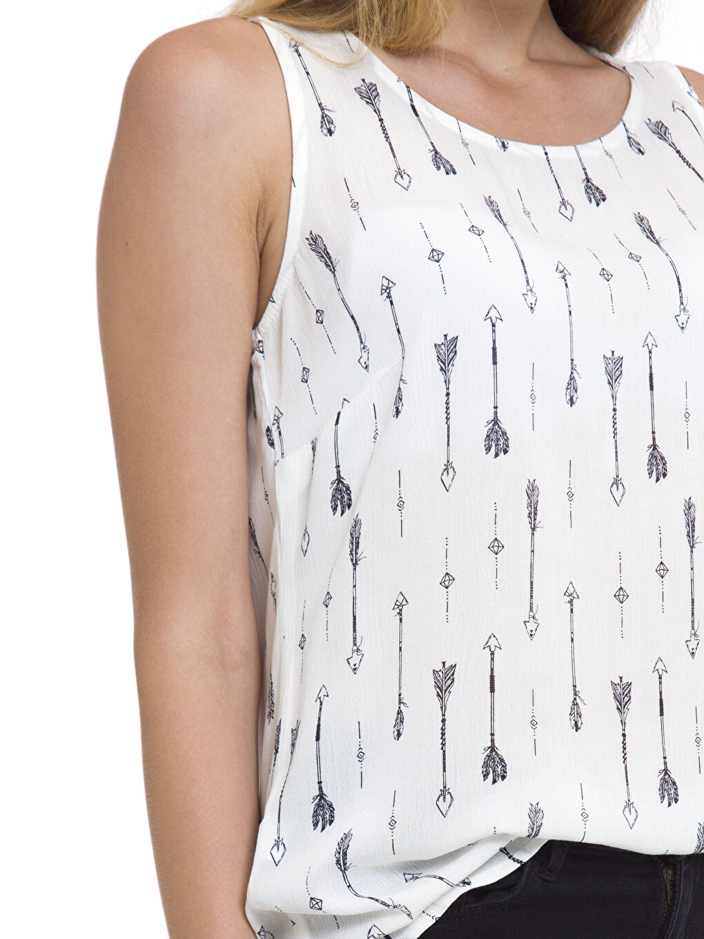 Blouse BLANC Femme-3