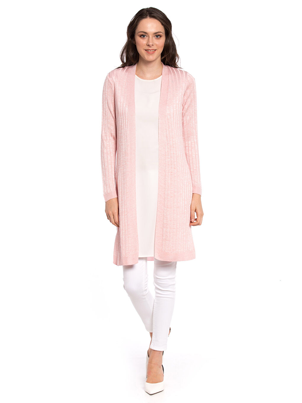 Pembe Melanj Hırka-2