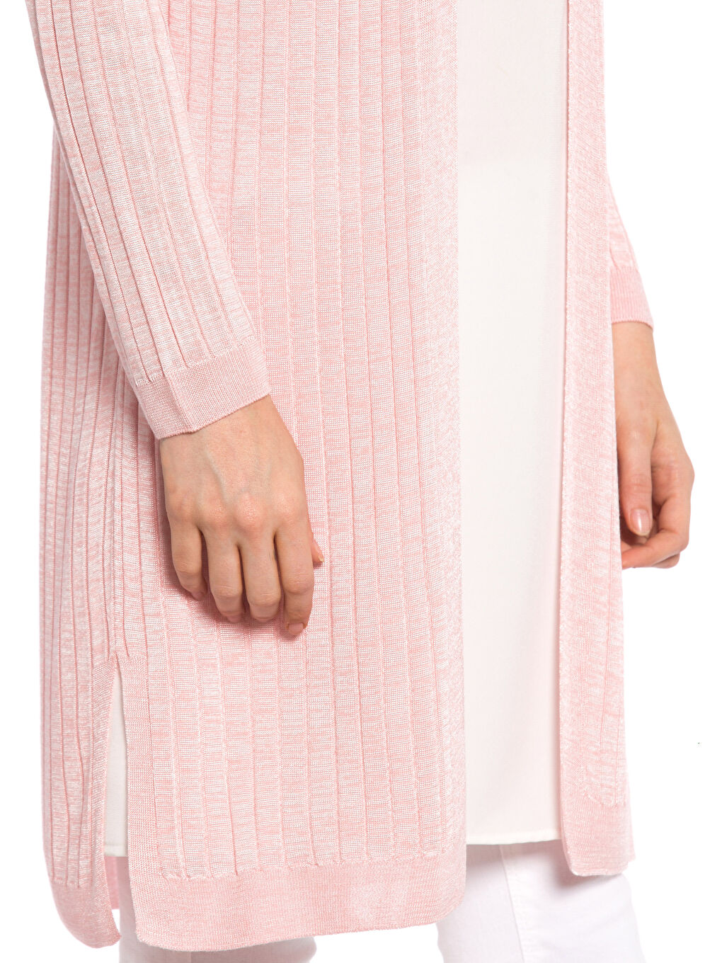 Pembe Melanj Hırka-3