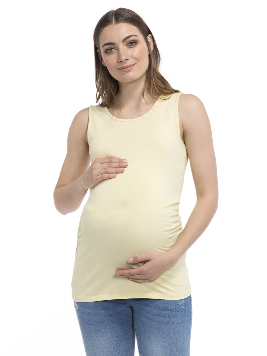 LCWAIKIKI Maternity Woman YELLOW Tank Top -7YB007Z8-FZF