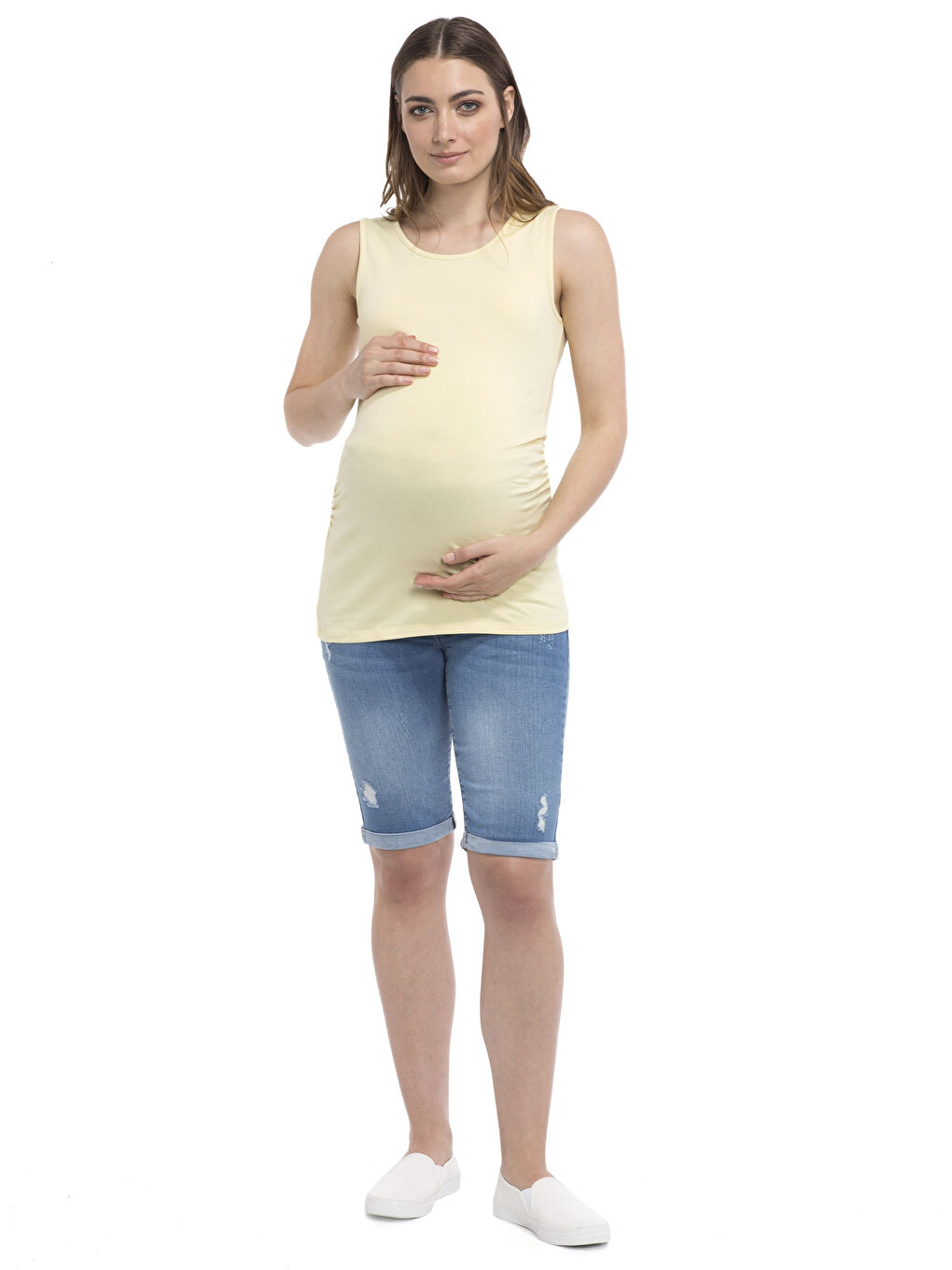 LCWAIKIKI Maternity Woman YELLOW Tank Top -7YB007Z8-FZF