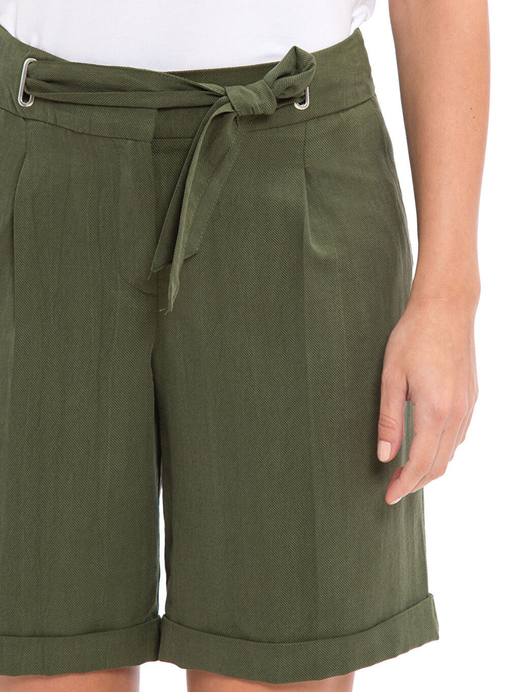 Woman GREEN Shorts-3