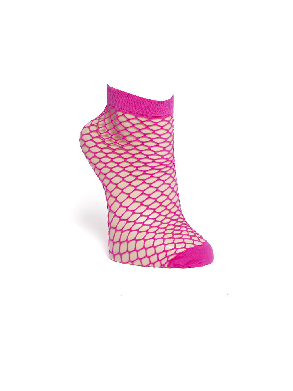 A.Fuşya Soket Çorap-1