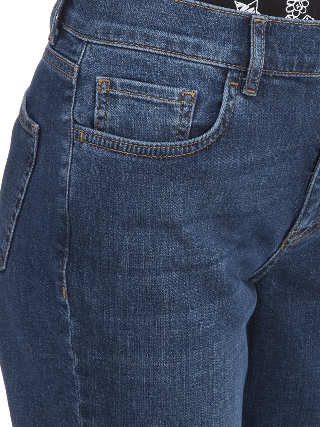 Orta İndigo Rodeo Jean Pantolon-3