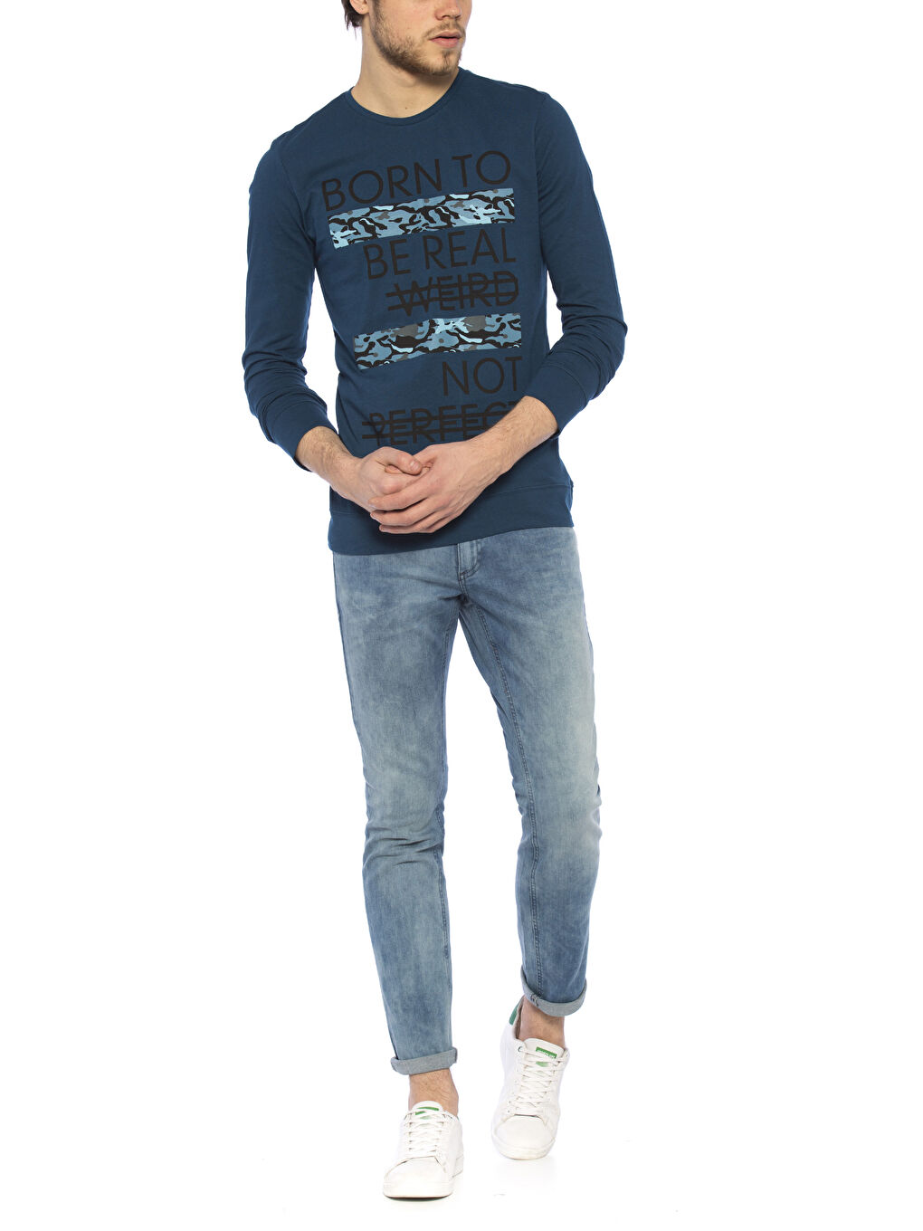 Koyu Petrol Sweatshirt-2