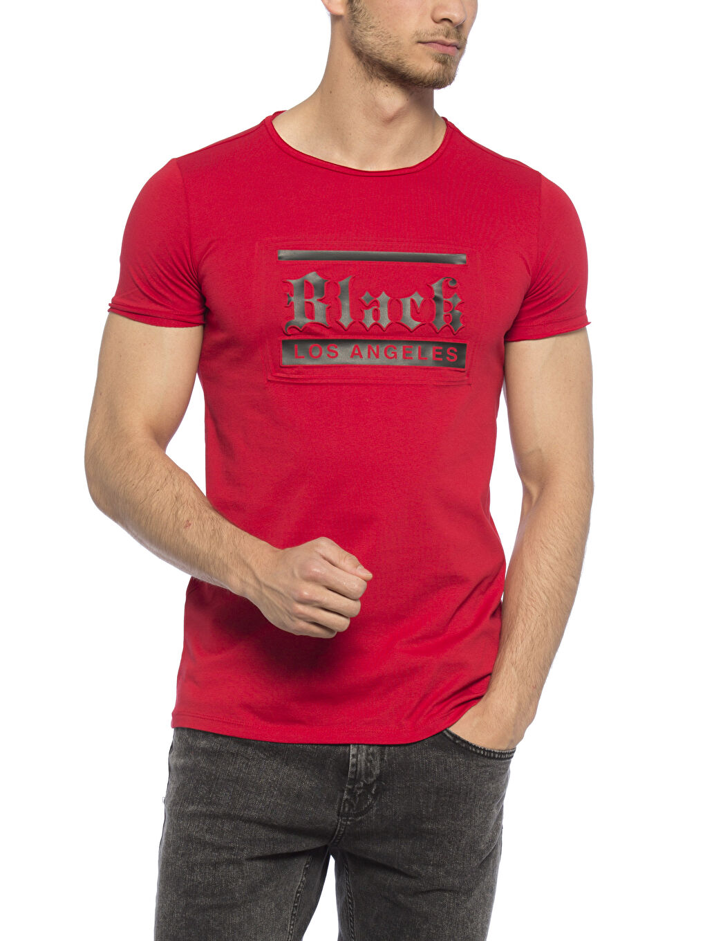 T-shirt ROUGE Homme